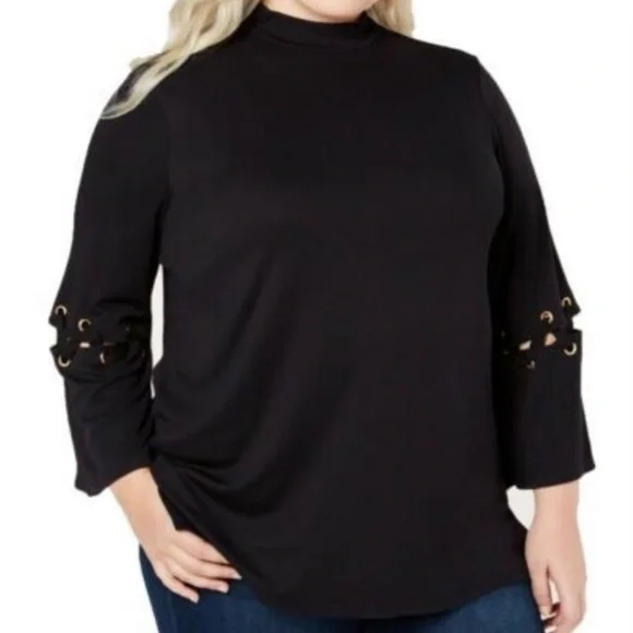 Love Scarlett plus size sweater top bell sleeves - Picture 1 of 6